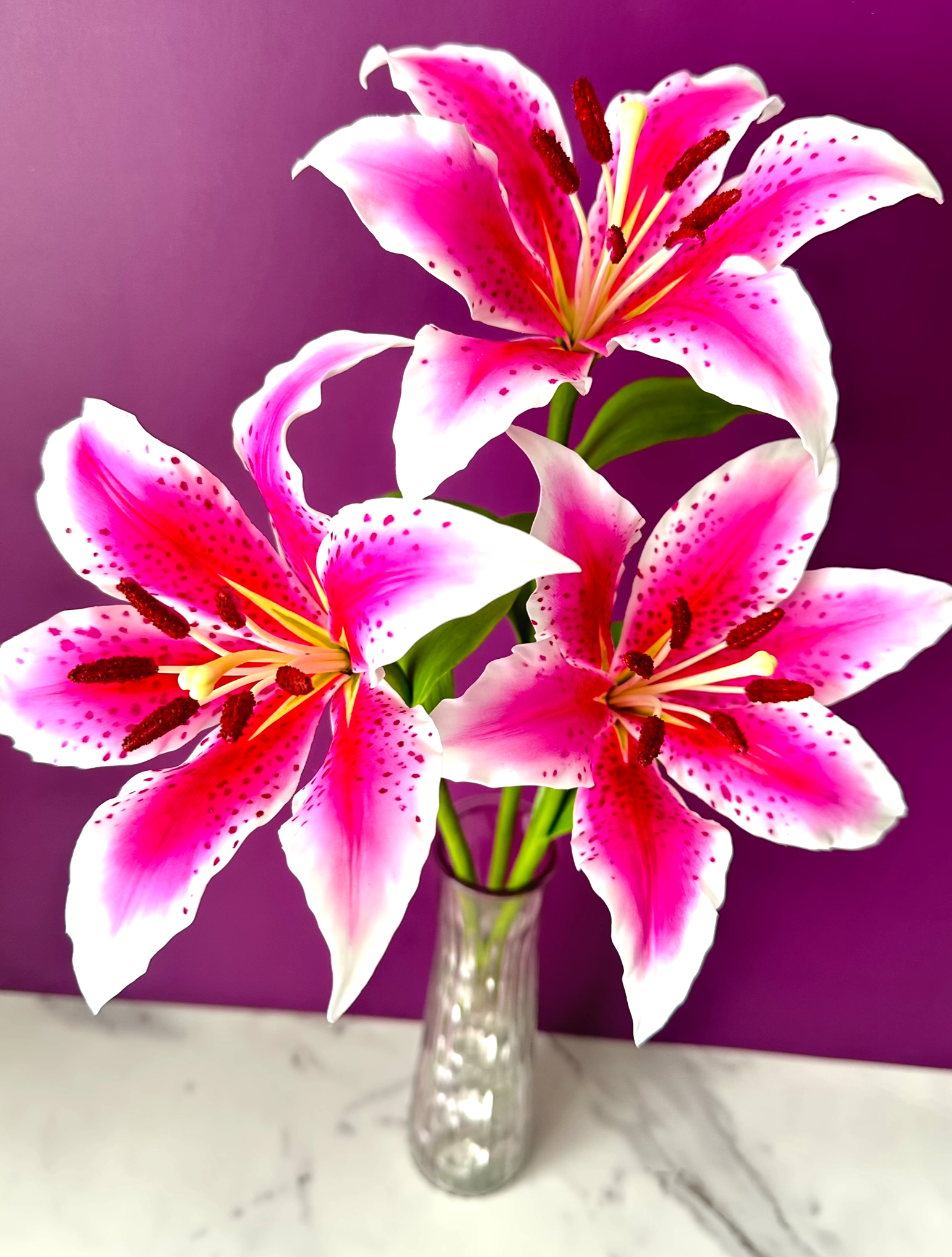 Stargazer Lily Clay Sculpting Process